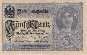 5 Mark 1917 Serie W